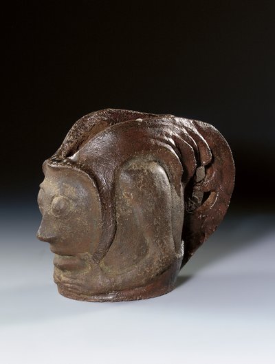 Hrnec v podobě groteskní hlavy, kolem 1895 od Paul Gauguin
