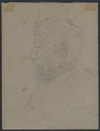 Profil Busta muže (verze) od Paul Gauguin