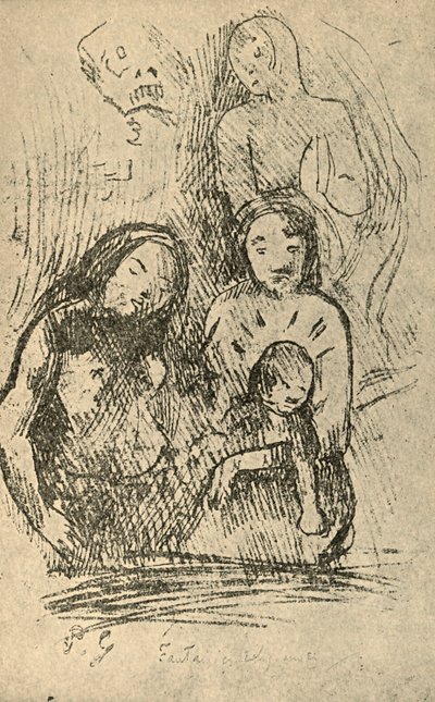 Náboženské fantazie, 1936 od Paul Gauguin