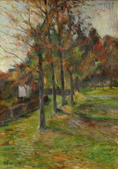 Silnice Rouen II od Paul Gauguin