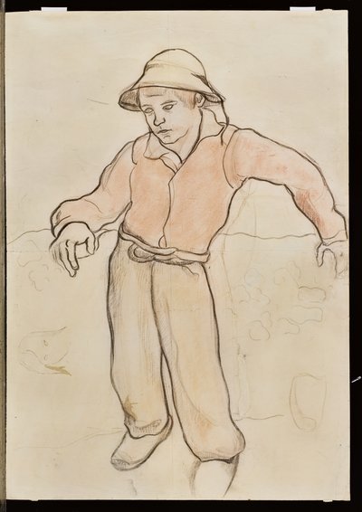 Malý bretonský sklon, 1889 od Paul Gauguin