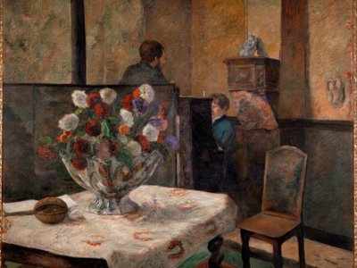 Zátiší s květinami od Paul Gauguin