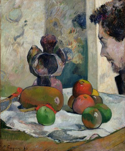 Zátiší s profilem Laval od Paul Gauguin