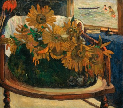 Slunečnice na křesle Slunečnice na křesle, 1901. od Paul Gauguin