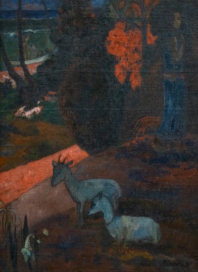 TARARI MARURU (krajina se dvěma kozami) od Paul Gauguin