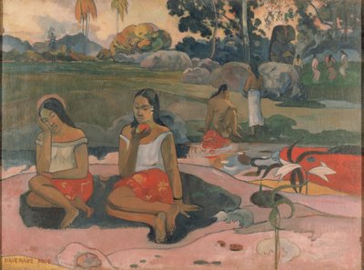 Tahitština:  Nave nave moe Posvátný pramen: Sladké sny od Paul Gauguin