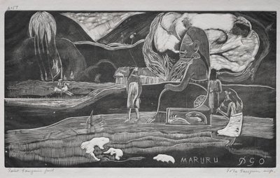 Tahitská série: Uctívání od Paul Gauguin