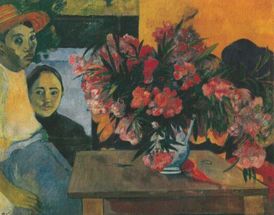 Tahitština:  Tahitský jazyk: Te tiare farani Kytice květin od Paul Gauguin
