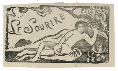 Tahiťanka, čelenka pro Le sourire od Paul Gauguin