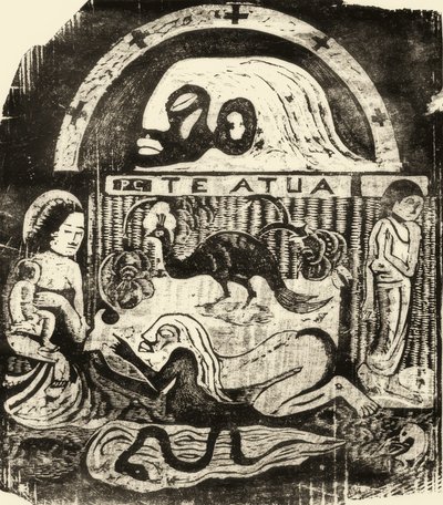 Bůh od Paul Gauguin