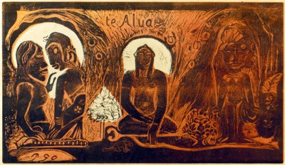 Bůh od Paul Gauguin