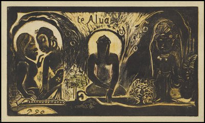 Bůh od Paul Gauguin