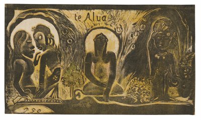 Te atua (Bůh) ze suity Noa Noa od Paul Gauguin