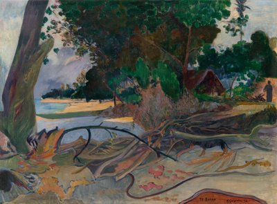 Te burao (Ibiškový strom) od Paul Gauguin