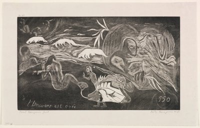 Stvoření vesmíru, ze série „Noa Noa“ od Paul Gauguin