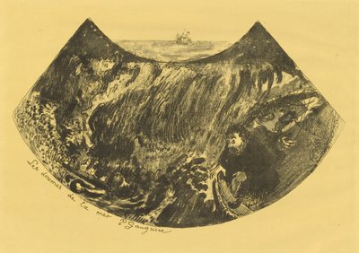 Dramata moře (Sestup do Maelstromu) od Paul Gauguin