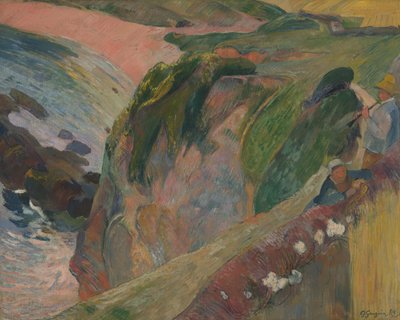 Flageolet Player on the Cliff od Paul Gauguin