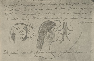 Profil je hranatý, 1936 od Paul Gauguin