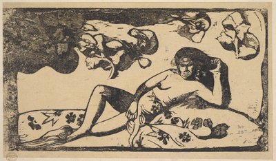 Královna krásy - Langorous, 1898. od Paul Gauguin