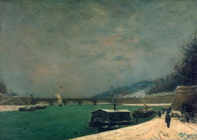 Seina poblíž Pont de Jena, 1875. od Paul Gauguin