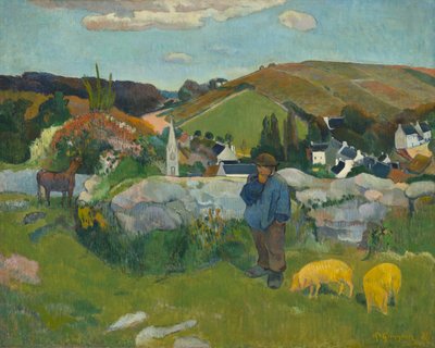 Pasák vepřů od Paul Gauguin