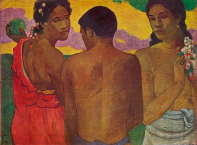 Tři Tahiťané, 1899 od Paul Gauguin