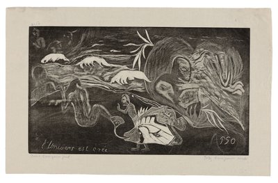 The Universe Is Being Created), ze sady Noa Noa Suite od Paul Gauguin