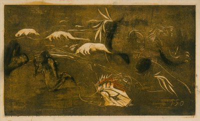 Das Universum wird erschaffen od Paul Gauguin