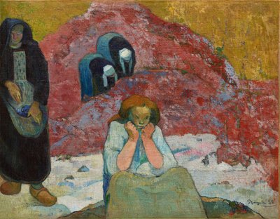 Sklizeň vína, Lidská bída, 1888. od Paul Gauguin