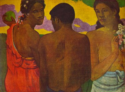 Tři Tahiťané, 1899 1935 od Paul Gauguin
