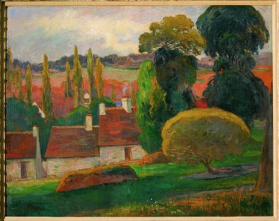 Farma v Bretani od Paul Gauguin
