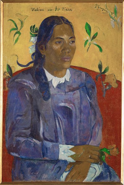 Vahine no te tiare (olej na plátně) od Paul Gauguin