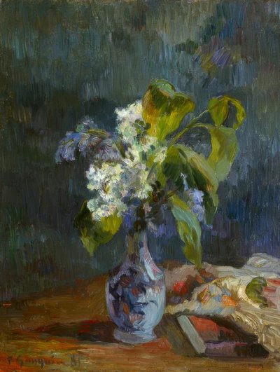 Váza s květinami od Paul Gauguin