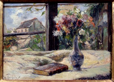 Váza s květinami. Obraz Paula Gauguina (1848 - 1903) od Paul Gauguin