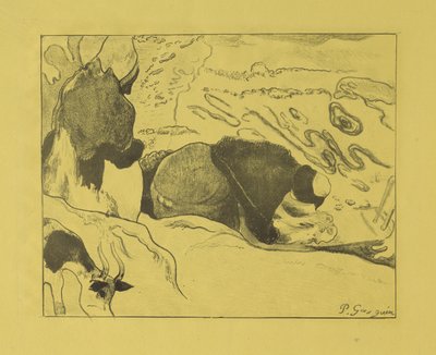 Pračky, 1889 od Paul Gauguin