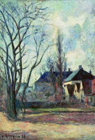 Zimní krajina v Kodani, 1885 od Paul Gauguin