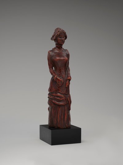 Procházející se žena od Paul Gauguin