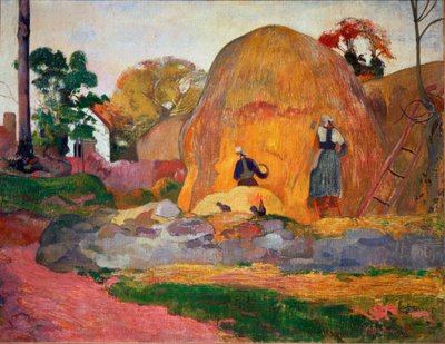 Žluté kupky sena aneb Zlatá sklizeň od Paul Gauguin