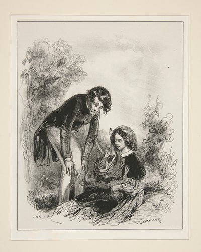 (ENFANT HROZNÉ.) od Paul Gavarni