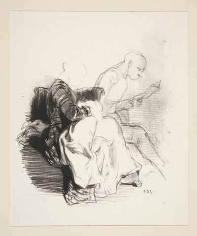 (INTERIÉR DOMÁCNOSTI.) od Paul Gavarni