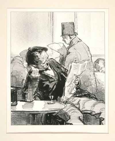 (Journal bleu.)... „Nic nemůže vyjádřit nadšení, s nímž byla tato velkorysá slova přijata.“... od Paul Gavarni
