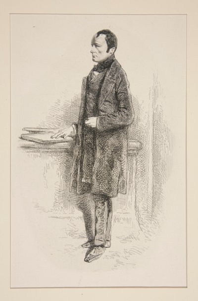 (PAUL DELAROCHE.) od Paul Gavarni