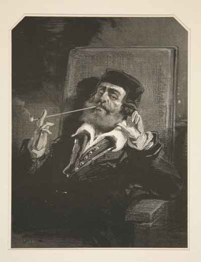 (KUŘÁK.) od Paul Gavarni
