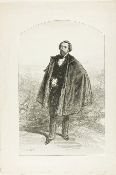 Alfred de Musset od Paul Gavarni