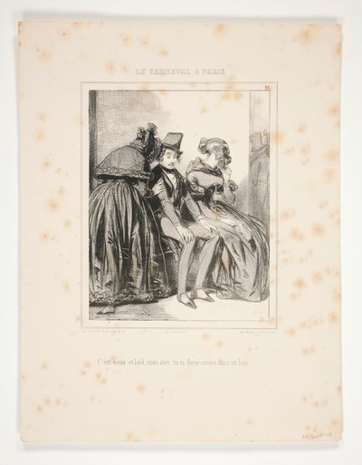 Bal Masque od Paul Gavarni