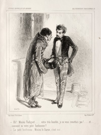 Baliverneries Parisiennes od Paul Gavarni