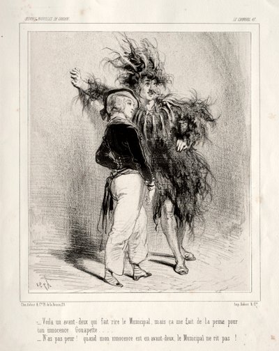 Karneval. od Paul Gavarni
