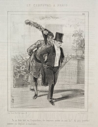 Karneval, 1841-1843. od Paul Gavarni