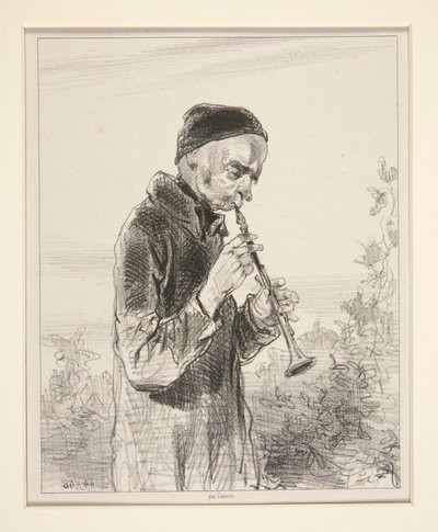 Klarinet. od Paul Gavarni