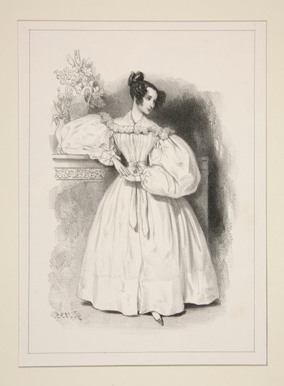 Eugenie Sauvageová od Paul Gavarni